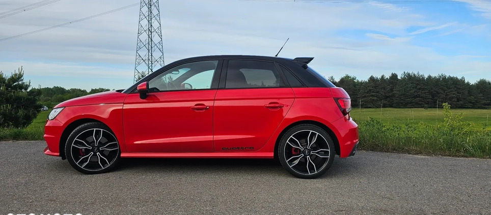 Audi S1 cena 98900 przebieg: 60000, rok produkcji 2015 z Ząbki małe 191